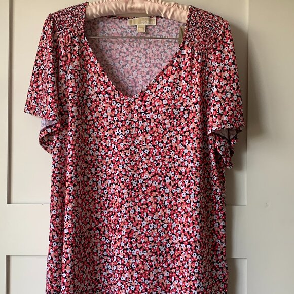 NWOT Michael Kors Floral Top - Picture 2 of 5